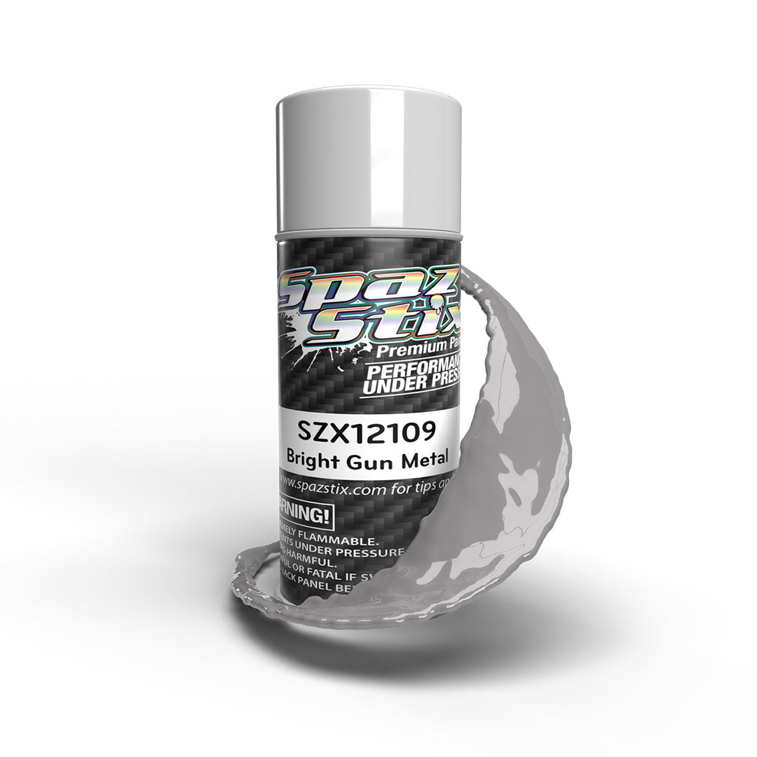 Bright Gun Metal Aerosol Paint,