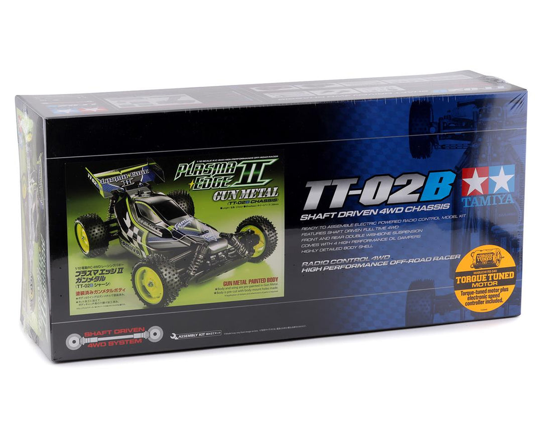 Tamiya Plasma Edge II TT-02B 1/10 4WD Electric Buggy Kit (Gun Metal) #47446-A