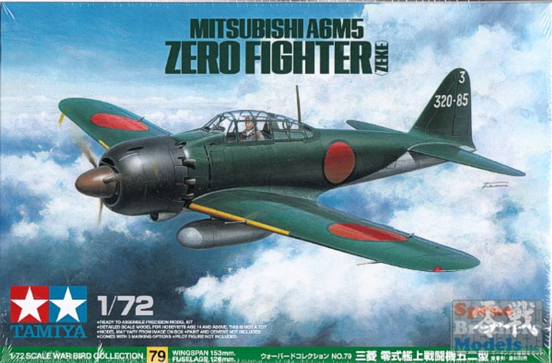 Tamiya 1/72 Mitsubishi A6M5 (ZE TAM60779
