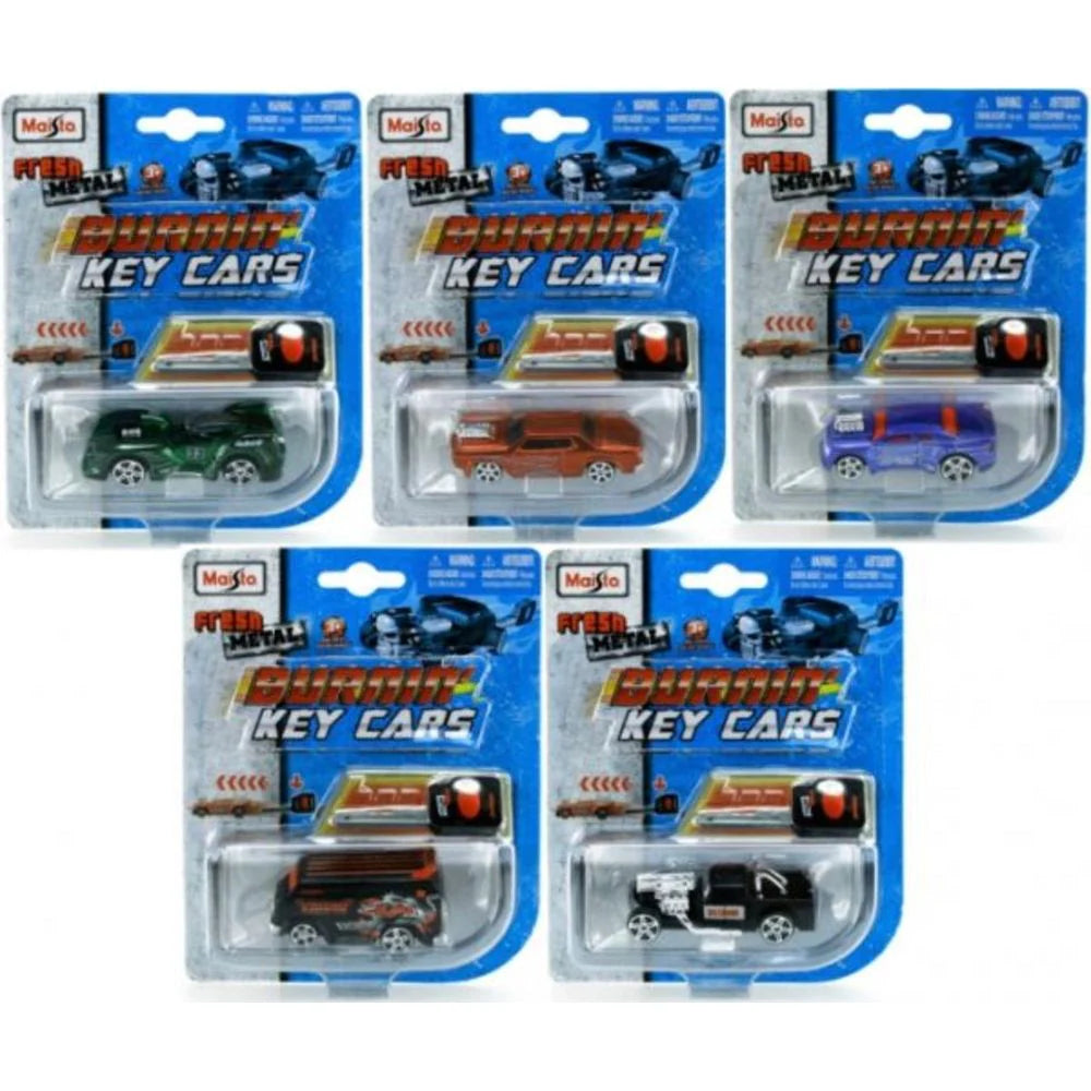 Burnin' Key Cars Asmt. One random car selected.