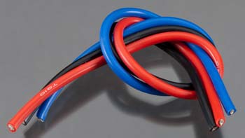 TQ Wire 10AWG Wire 1' (Black/Re