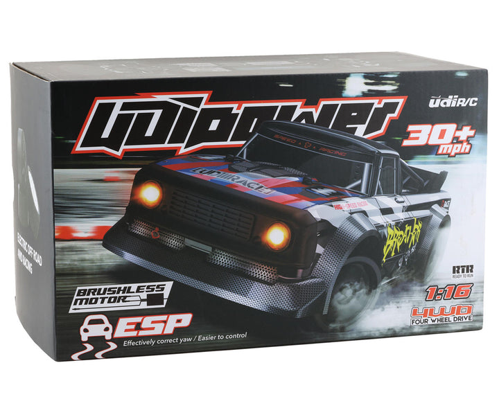 UDI RC Breaker Pro Brushless 1/16 4WD RTR On-Road RC Truck w/Drift Tires UDI1601PRO