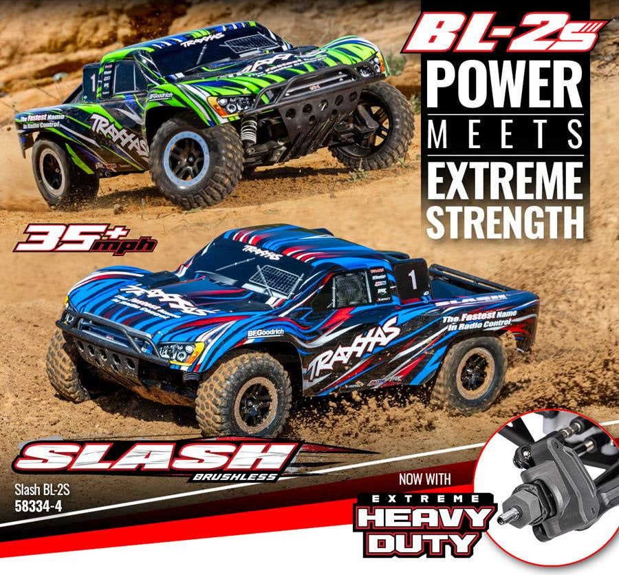 Slash 2WD BL-2s Heavy Duty, Traxxas #58334-4