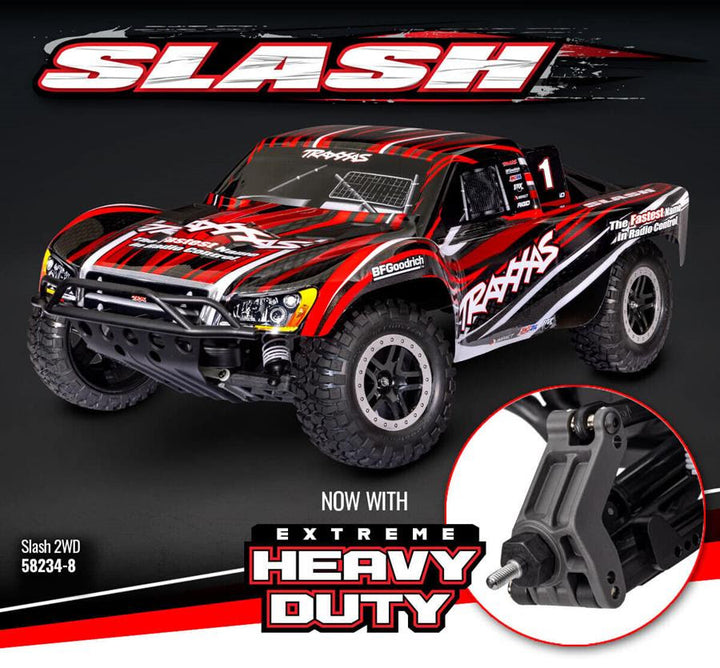 Slash 2WD Truck HD w/USB-C Charger and Battery, Traxxas #58234-8