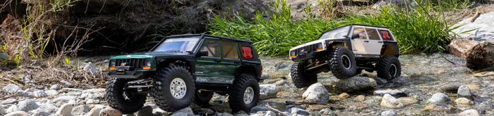 1/10 SCX10 III Jeep Cherokee XJ 4X4 RTR Axial AXI-2037T1 (GREEN) // AXI-2037T2 (WHITE)