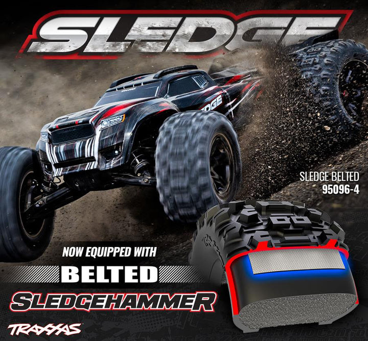 Sledge® 1/8 scale 4WD Brushless Monster Truck, Traxxas, #95096-4