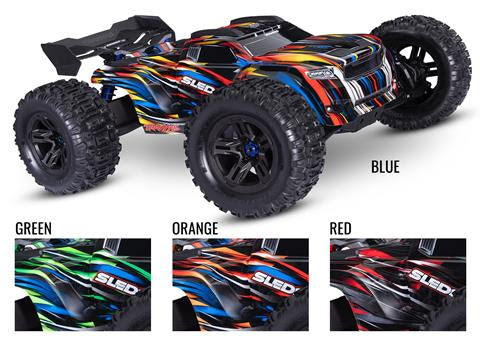 Sledge® 1/8 scale 4WD Brushless Monster Truck, Traxxas, #95096-4