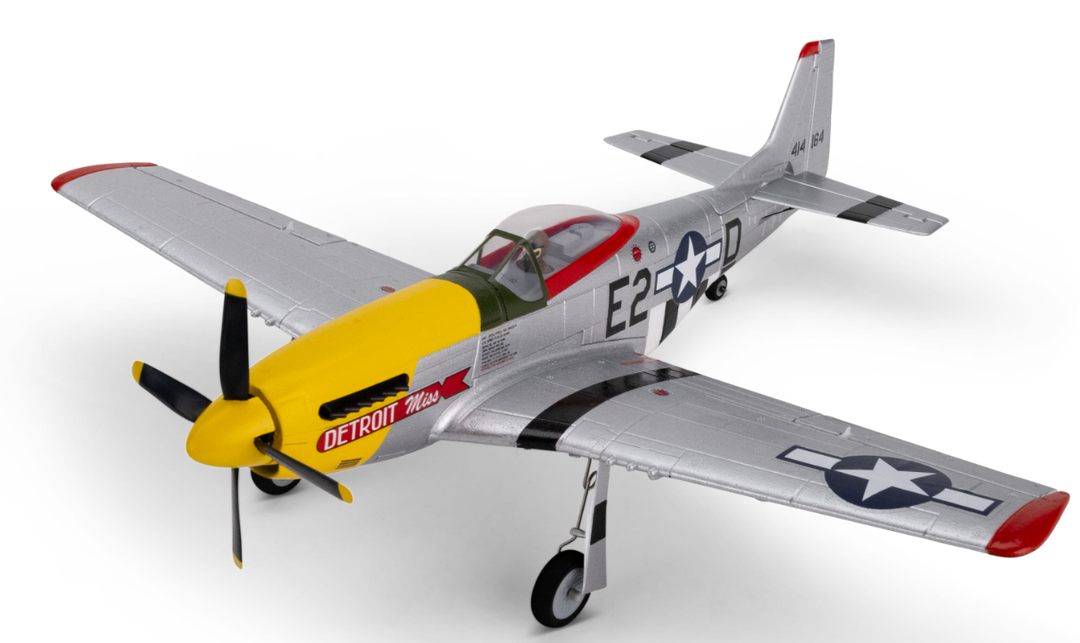 UMX P-51D Mustang “Detroit Miss” BNF Basic Eflite E-FLU7350
