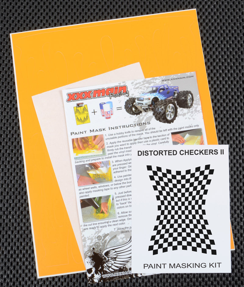 Distorted Checkers II Paint