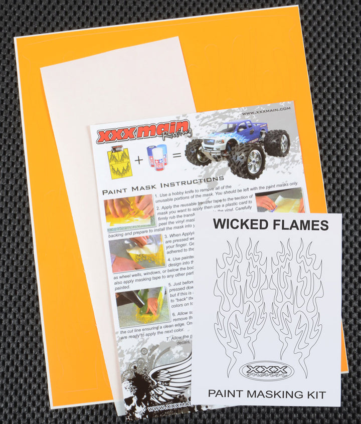 Wicked Flames Paint Mask XXX Main Racing XXXM037L