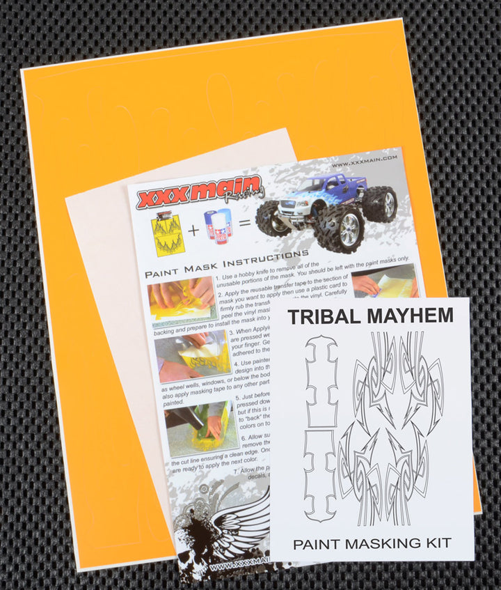 Tribal Mayhem Paint Mask XXX Main Racing XXXM042L