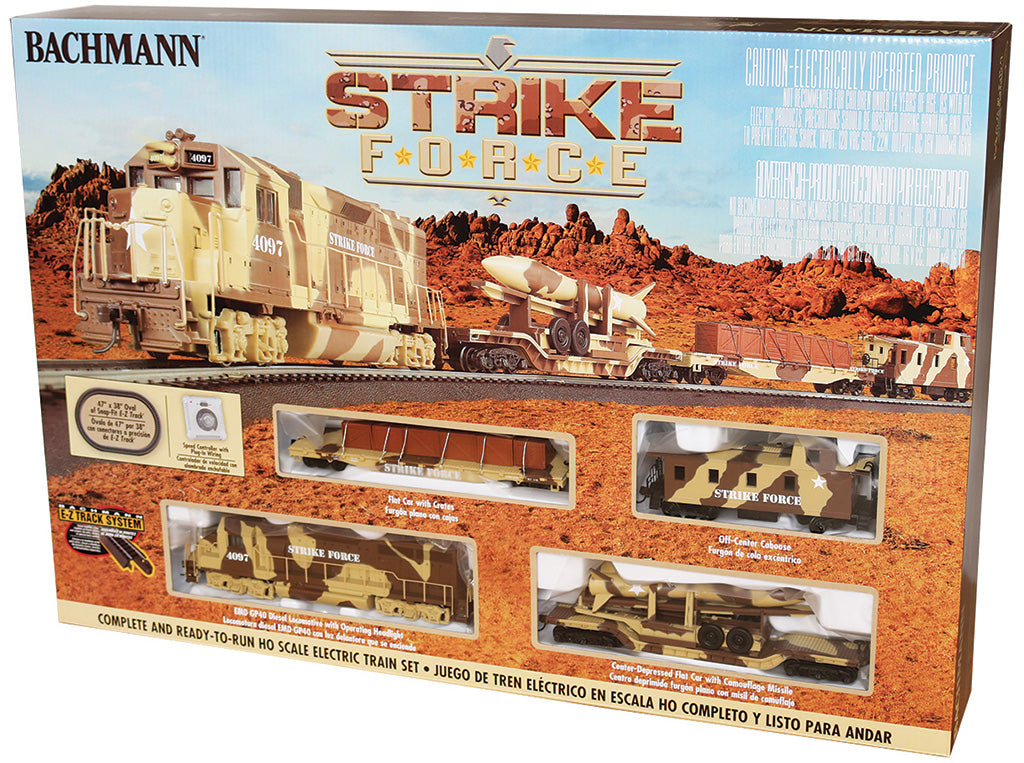 HO Strike Force Train Set Bachmann C00752