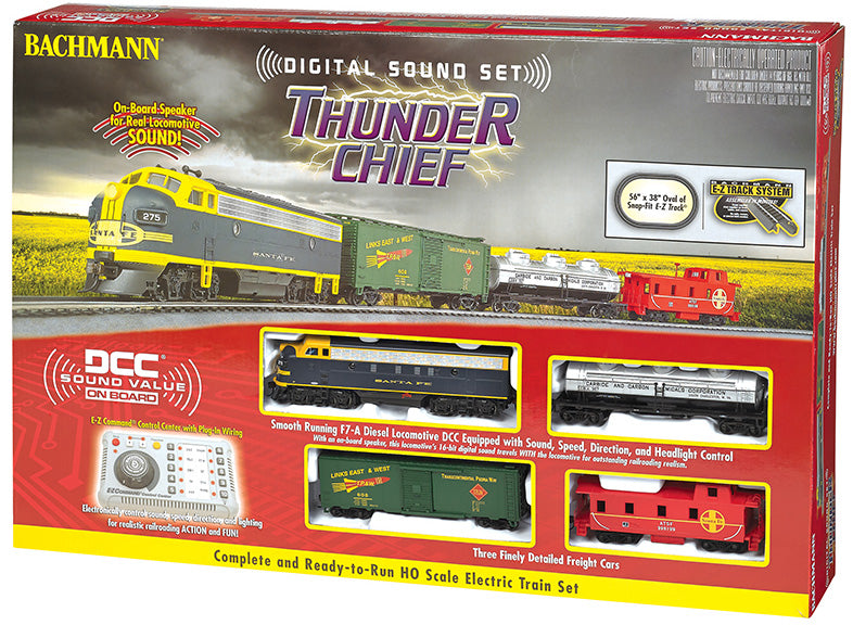 THUNDER CHIEF WITH DIGITAL SOUND (HO SCALE) BAC 00826 Bachmann