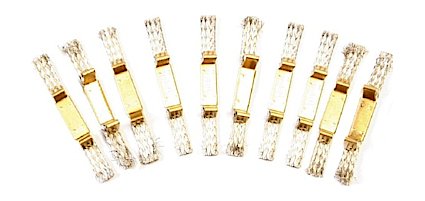 CAR 20365 Double Sliding Contacts, 10 pcs Carrera