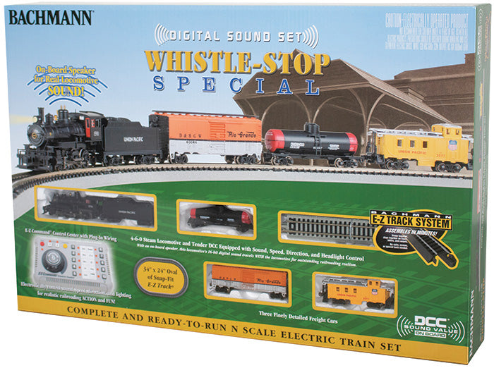 WHISTLE-STOP SPECIAL WITH DIGITAL SOUND (N SCALE) BAC 24133 Bachmann