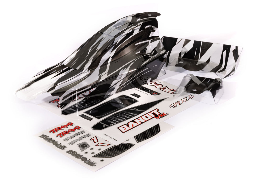 Body, Bandit® VXL, / decal sheet TRA 2436 Traxxas