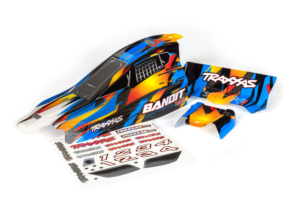 Body, Bandit® VXL, / decal sheet TRA 2436 Traxxas

