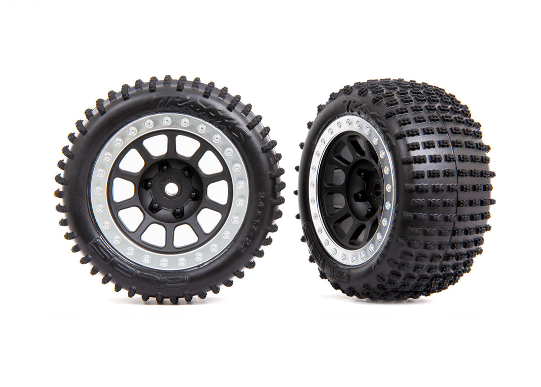 Rear Tires & Wheels, Assembled (Bandit) Traxxas TRA2470