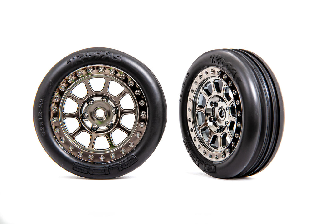 Front Tires & wheels, assembled Bandit TRA2471 Traxxas
