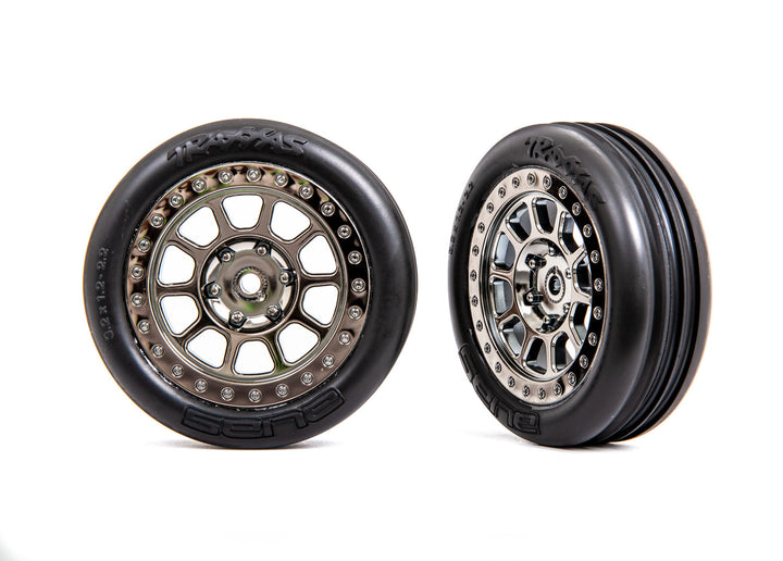 Front Tires & wheels, assembled Bandit TRA2471 Traxxas