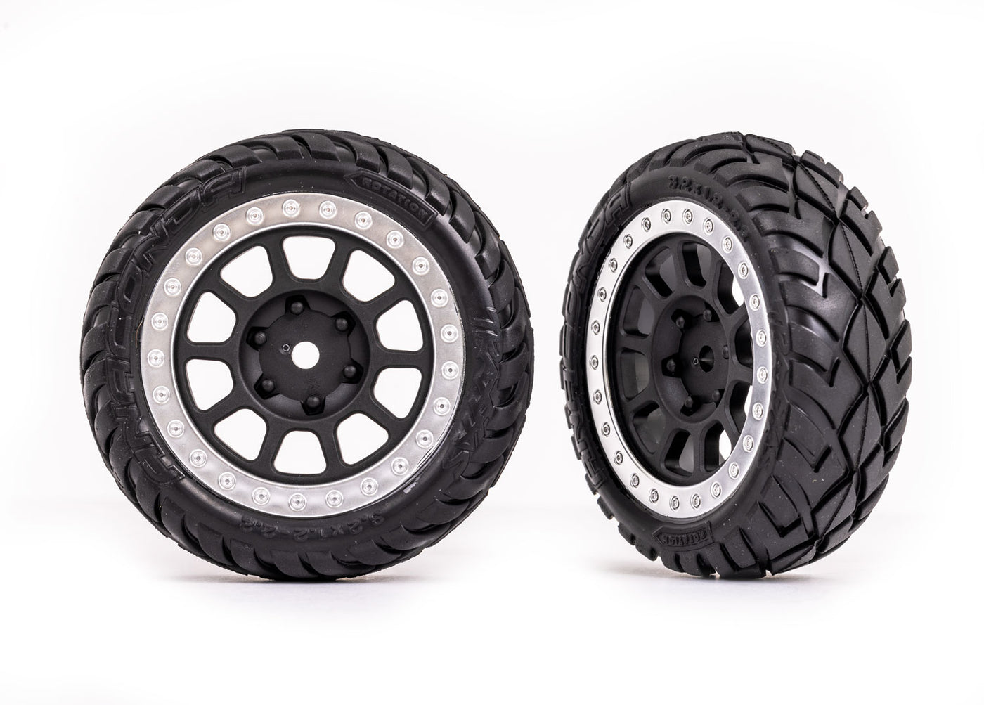 Front Tires & wheels, assembled Bandit TRA2479 Traxxas