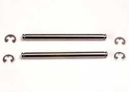 TRA 2640 TRAXXAS 2640 Suspension pins, 44mm (2) w/ E-clips