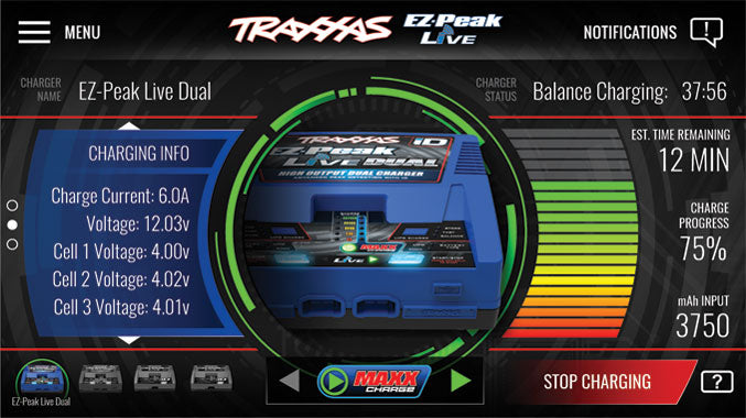 EZ-Peak Live Dual 4S Charger Traxxas #2973
