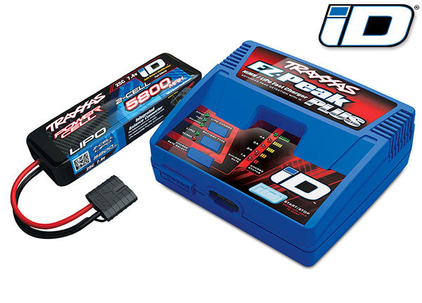 2S LiPo 2992 Completer Pack 2843X Battery & 2970 Charger Traxxas TRA2992
