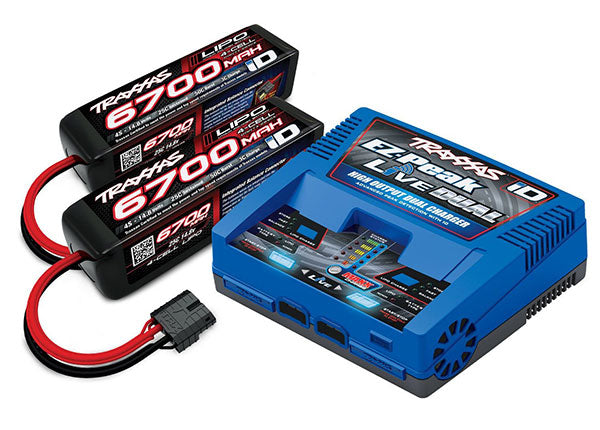 4S 8S 2997 Completer Pack (2) 2890X Batteries & 2973 Charger Traxxas #2997