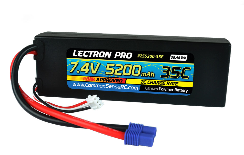 COM 2S5200-35E EC3 7.4v 5200mAh 35C