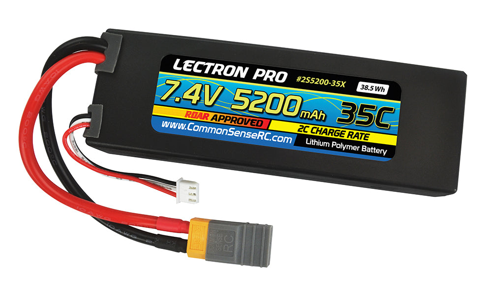 COM 2S5200-35X TRX 2S 7.4V 5200Mah 35C