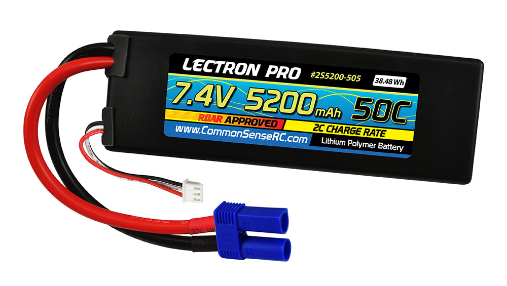 COM 2S5200-505 EC5 2S 7.4V 5200Mah 50C