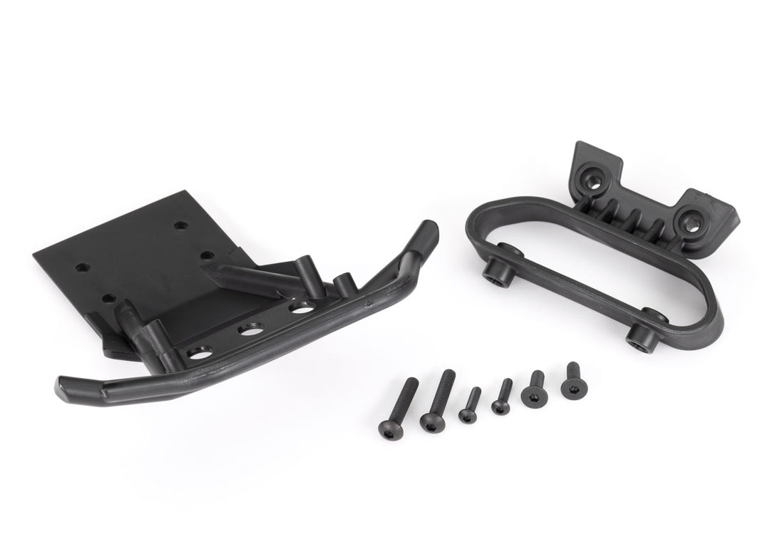 BUMPER FRNT/MNT LED LIGHT BLK Traxxas TRA3635