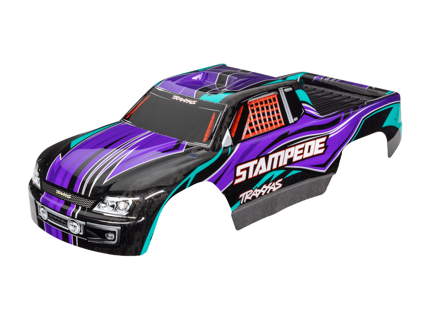 Body, Stampede® (also fits Stampede® VXL), (painted, decals applied) TRA 3651