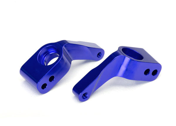 TRA 3652A TRAXXAS 3652A Aluminum Stub Axle Carriers blu