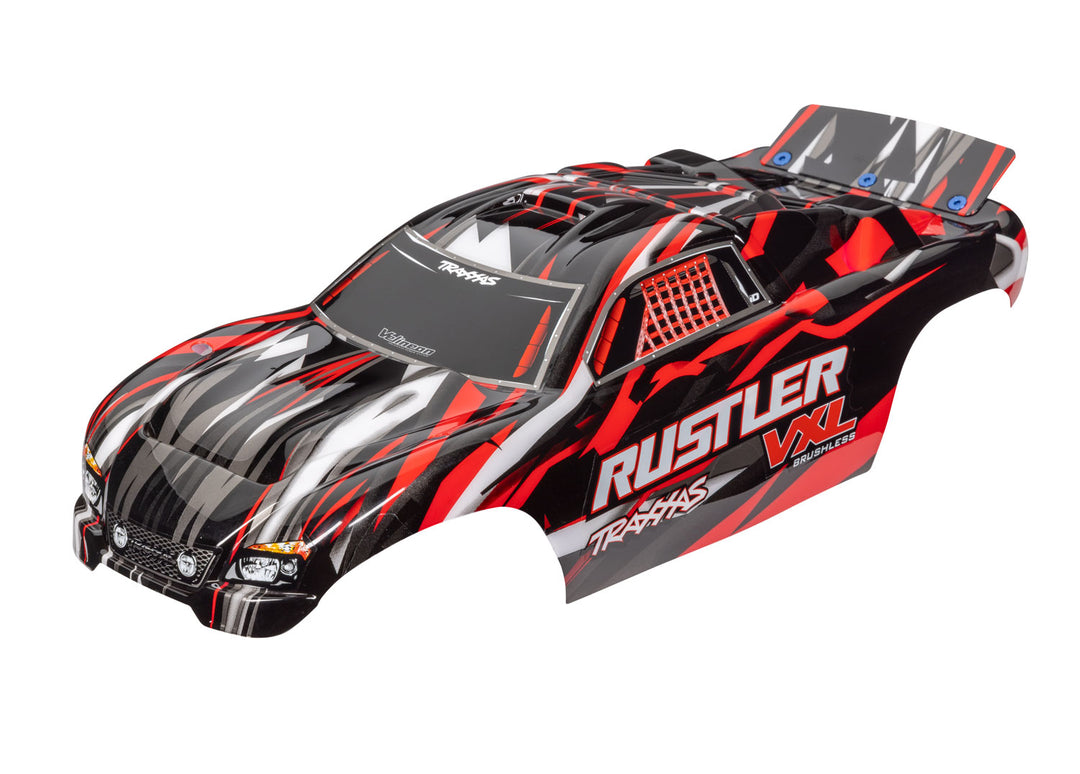 Body, Rustler® VXL, (painted, decals applied) TRA 3726