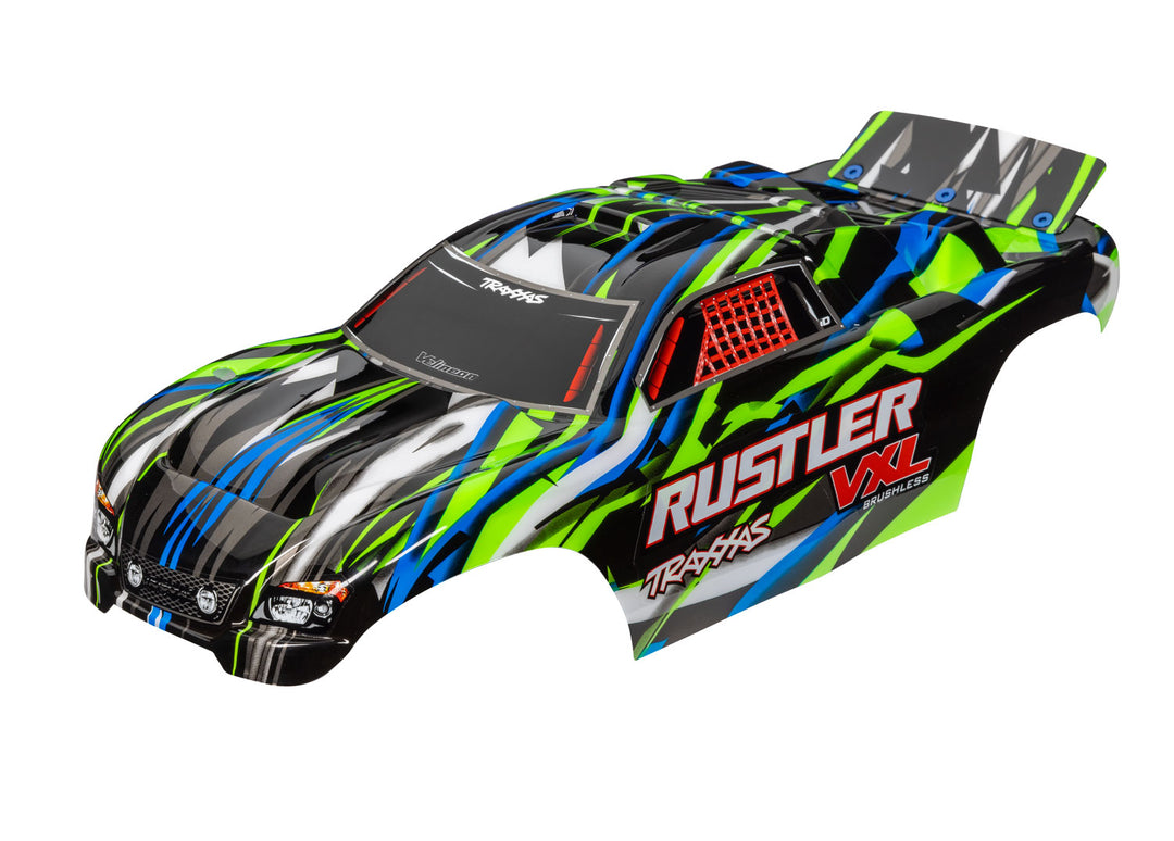 Body, Rustler® VXL, (painted, decals applied) TRA 3726