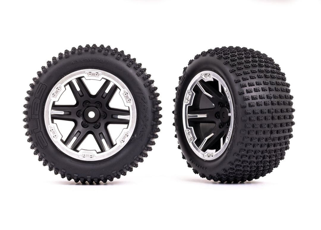 Tires & wheels, assembled, glued (2.8") TRA3772R TRA3772X Traxxas
