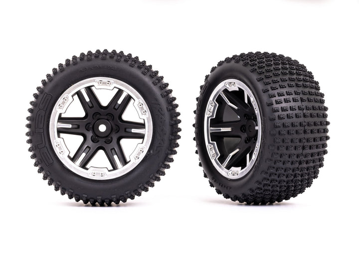 Tires & wheels, assembled, glued (2.8") TRA3772R TRA3772X Traxxas