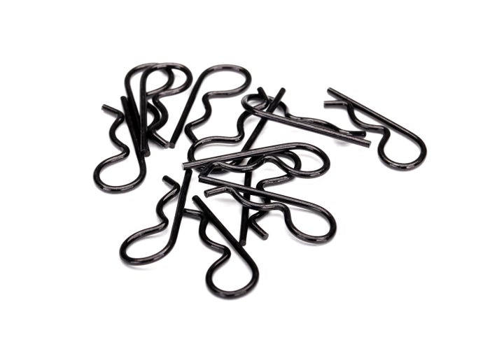 Body Clips: EMX, TMX.15, 2.5, 3.3, Revo, SLY (12) BLACK&nbsp;TRA3934A
