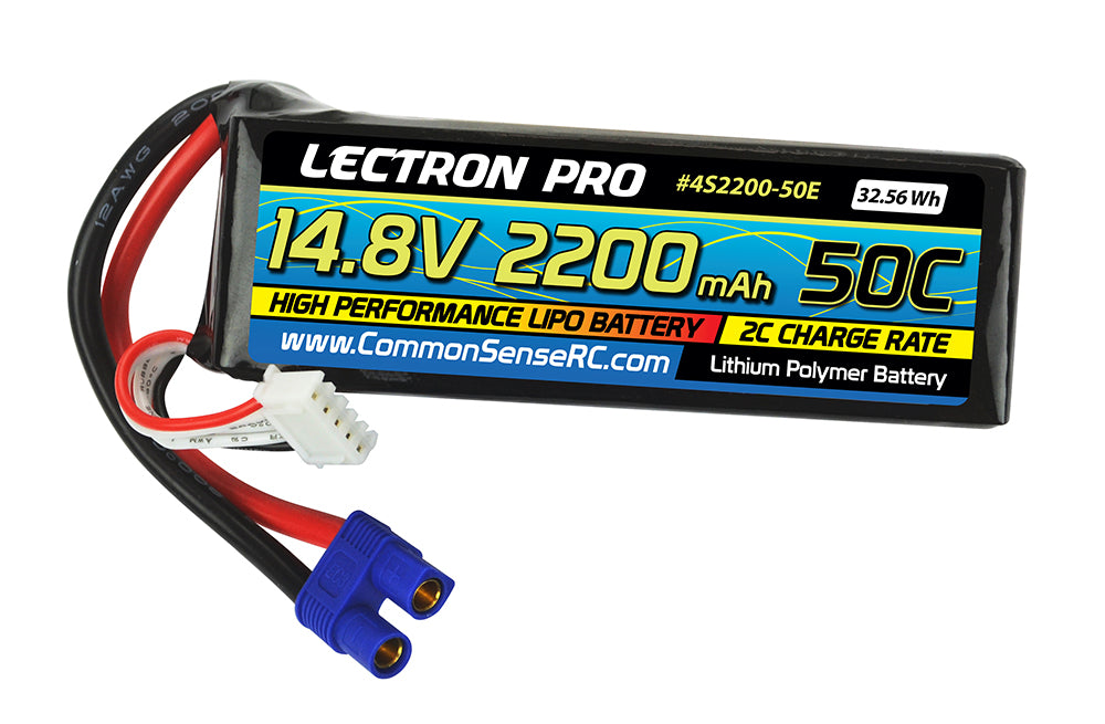 Lectron Pro™ 14.8V 2200mAh 50C COM4S2200-50E