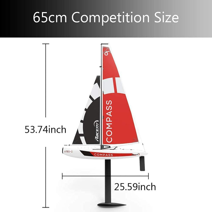 650MM R/C SAILBOAT RCPRO COMPASS RG65