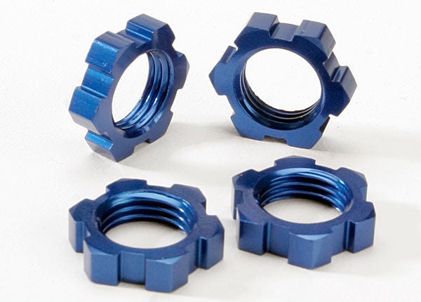 TRA 5353 Blue Anodized Wheel Nuts 17mm(4
