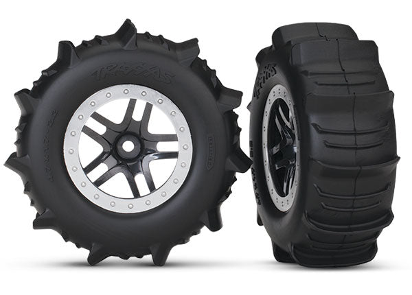 TRA 5891 T&W, PADDLE TIRES, BLK