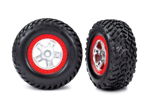 TRA 5973A Tire/rim SCT SC Red DP