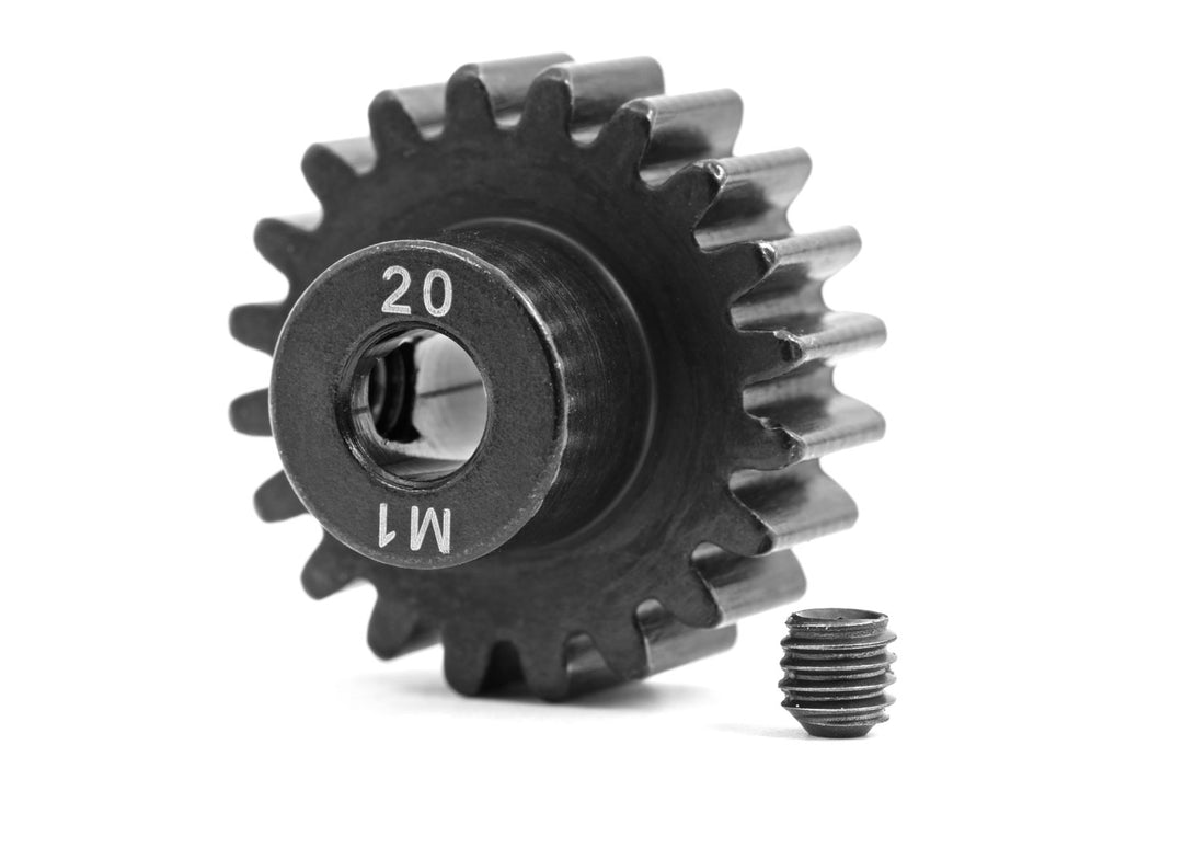 Gear, 20-T pinion (machined, hardened steel) (1.0 metric pitch) Traxxas 6494R