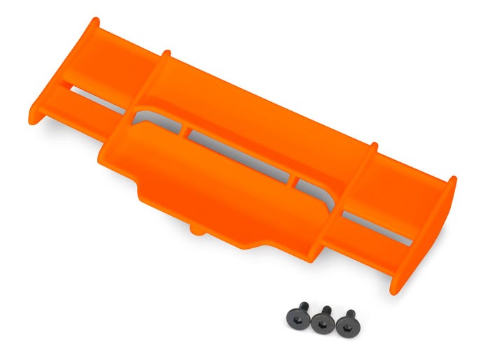 TRA 6721T WING, RUSTLER 4X4 (ORANGE)