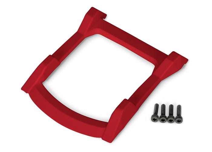 TRA 6728R Skid plate, roof (body) (red)/