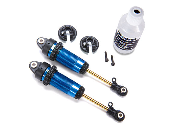 TRA 7462 Shocks, GTR xx-long blue-anodiz