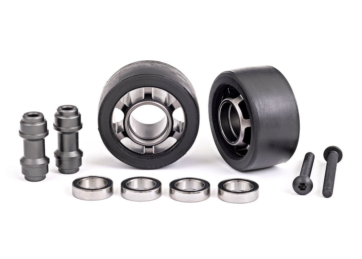 Wheels, wheelie bar, 6061-T6 aluminum TRA 7775 Traxxas